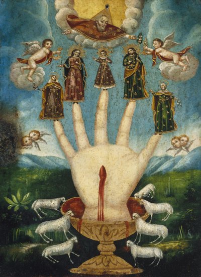 The All-Powerful Hand, or The Five Persons by Unbekannt Unbekannt